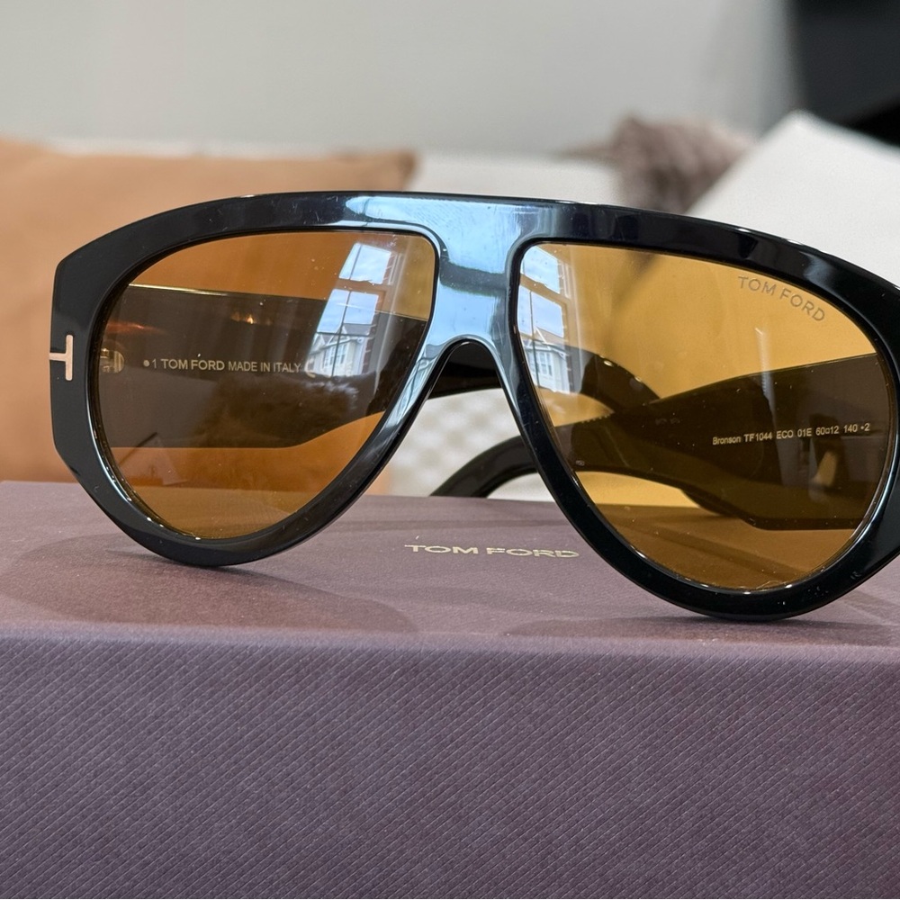 Tom Ford Black and Brown Sunglasses